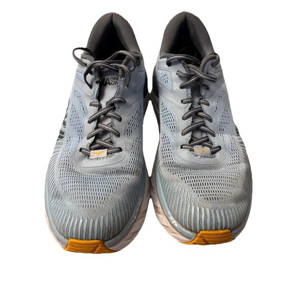 Hoka One One Men's Bondi 7 Blue Fog Castlerock Size 11.5D (READ) - Picture 2 of 8